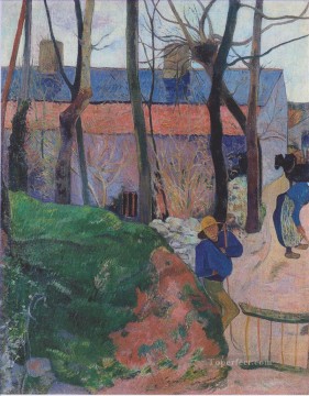 ル・プルデュの住宅 ポール・ゴーギャン Oil Paintings